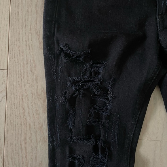 Rag &Bone black jeans, distressed, purchased from Aritzia size 24. - Picture 3 of 3